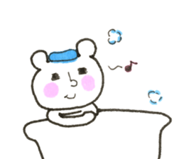 unique cute bear sticker sticker #9988301