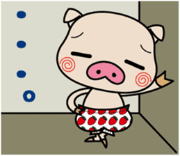 Pig-tan sticker #9988577