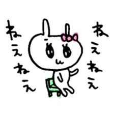 rabbit is Usapi2. sticker #9988672
