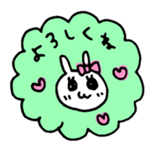 rabbit is Usapi2. sticker #9988681