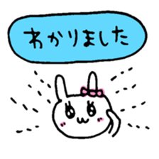 rabbit is Usapi2. sticker #9988694