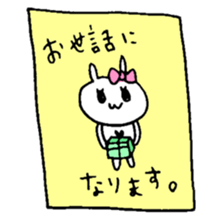 rabbit is Usapi2. sticker #9988701