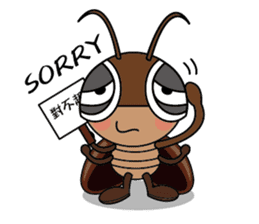 Mr. Cockroach sticker #9989407