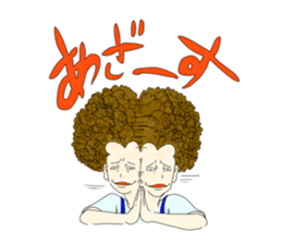 Afro-boy sticker #9989746