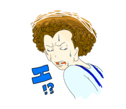 Afro-boy sticker #9989752