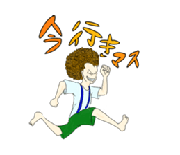 Afro-boy sticker #9989757