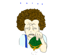 Afro-boy sticker #9989761