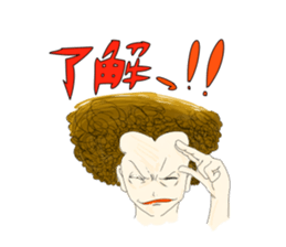 Afro-boy sticker #9989763