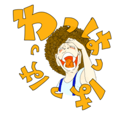 Afro-boy sticker #9989769