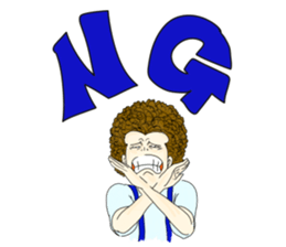 Afro-boy sticker #9989772