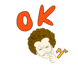 Afro-boy sticker #9989773