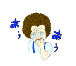 Afro-boy sticker #9989782