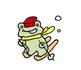 Frog to listlessness sticker #9989898