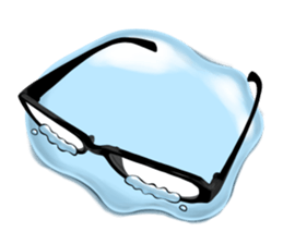 Easy to understand glasses sticker #9991071