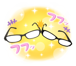 Easy to understand glasses sticker #9991091