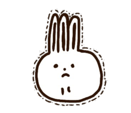 Usabon of various expression sticker #9991112