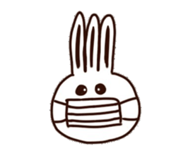 Usabon of various expression sticker #9991116