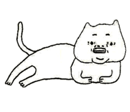 Fat Loser With The Cat sticker #9991184