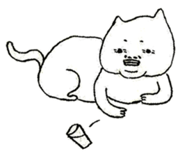 Fat Loser With The Cat sticker #9991186