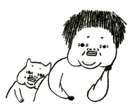 Fat Loser With The Cat sticker #9991188