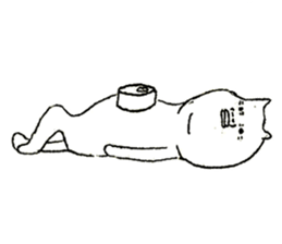 Fat Loser With The Cat sticker #9991208