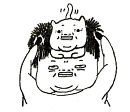 Fat Loser With The Cat sticker #9991214