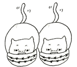 Fat Loser With The Cat sticker #9991217