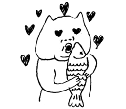 Fat Loser With The Cat sticker #9991219