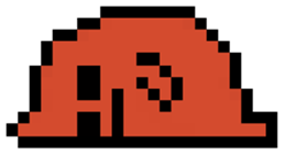 8bit strange face sticker #9991297