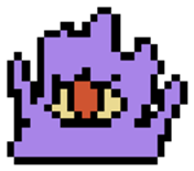 8bit strange face sticker #9991300