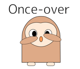 Owl sticker 2(English version) sticker #9991435