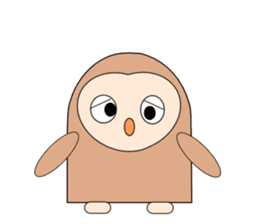Owl sticker 2(English version) sticker #9991460