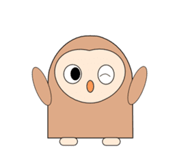 Owl sticker 2(English version) sticker #9991462