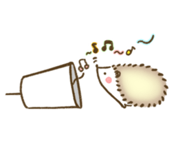 Dada of hedgehog sticker #9991721