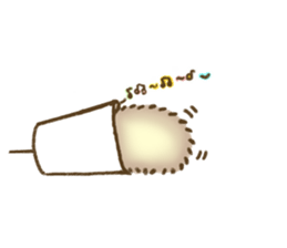 Dada of hedgehog sticker #9991722