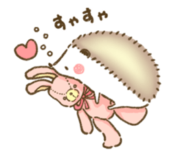 Dada of hedgehog sticker #9991725