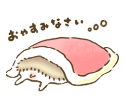 Dada of hedgehog sticker #9991726