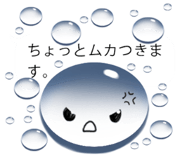 Drop of water on balloon sticker #9992086