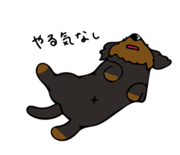The wire dachshund which is a fatty sticker #9992267