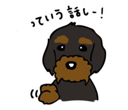 The wire dachshund which is a fatty sticker #9992270