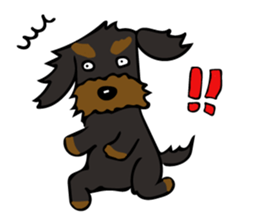 The wire dachshund which is a fatty sticker #9992272