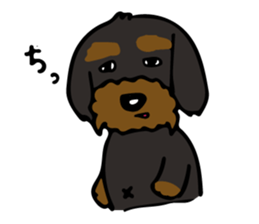 The wire dachshund which is a fatty sticker #9992282