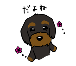 The wire dachshund which is a fatty sticker #9992290