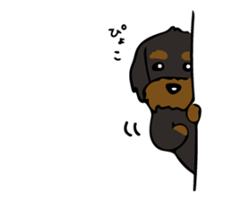 The wire dachshund which is a fatty sticker #9992295