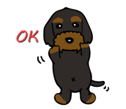 The wire dachshund which is a fatty sticker #9992296