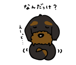 The wire dachshund which is a fatty sticker #9992301