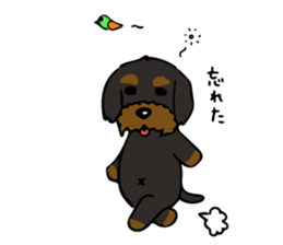 The wire dachshund which is a fatty sticker #9992302