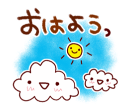 Cute everyday conversation balloon sticker #9992308