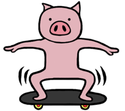 I am Pig Man sticker #9992505