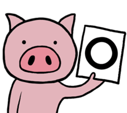 I am Pig Man sticker #9992512